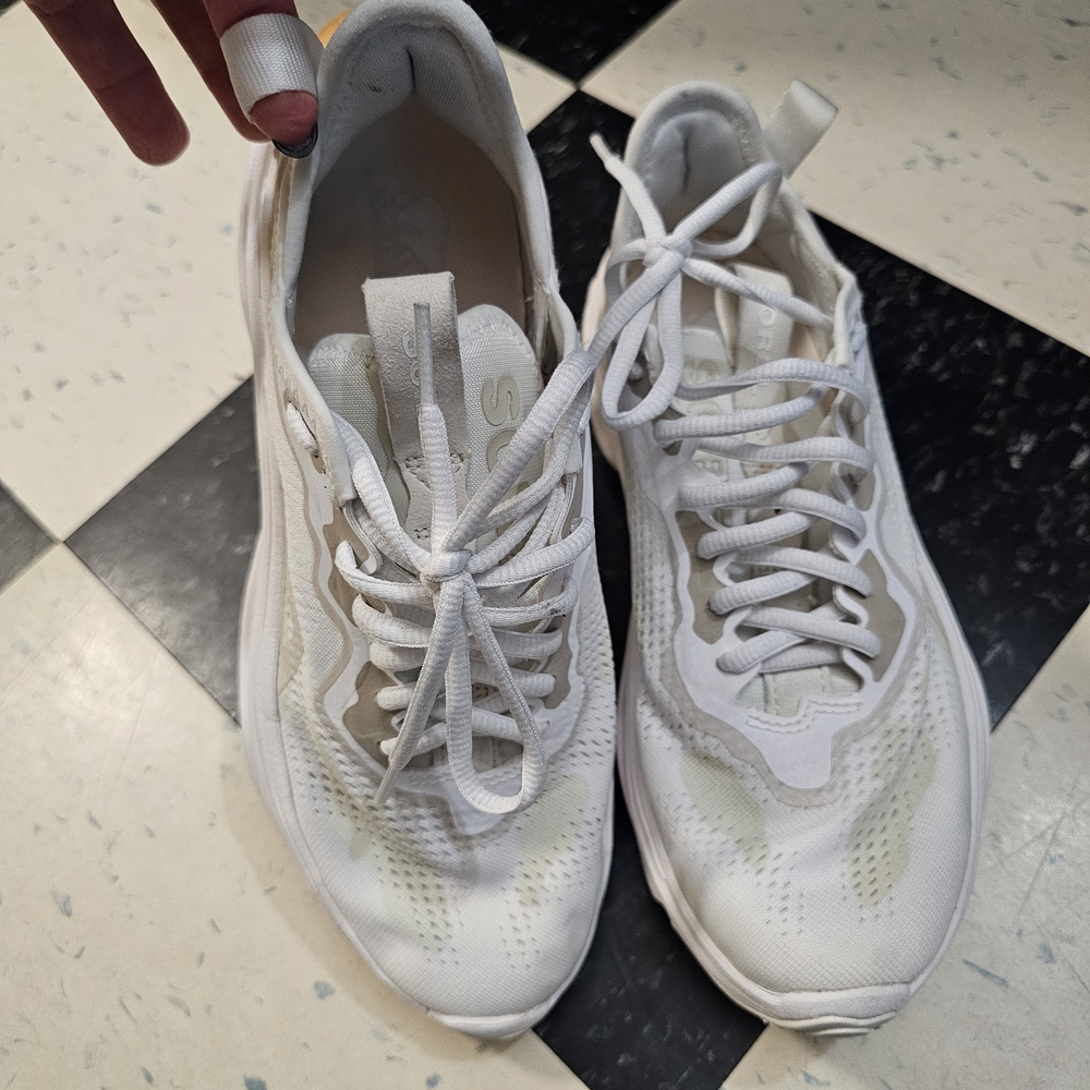 Sorel Women's White and Tan Sneakers - Picture 2 of 3